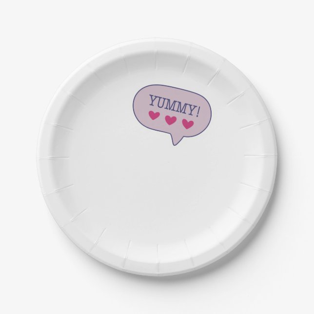 Yummy Paper Plate (Front)