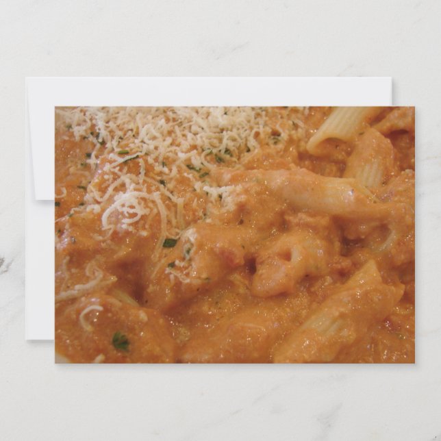 Yummy Pasta Party Invitation (Front)