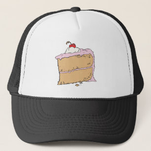 yummy piece of cake trucker hat