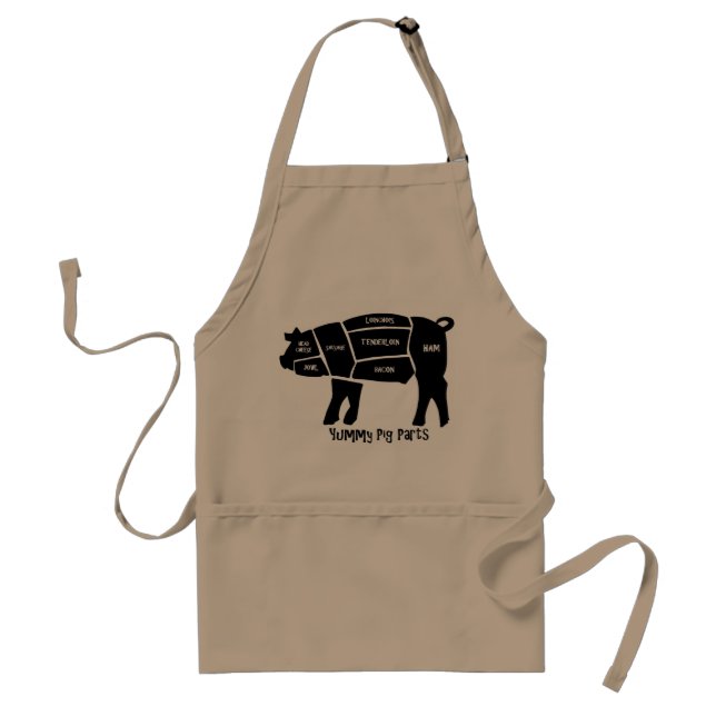 Yummy Pig Parts Standard Apron (Front)