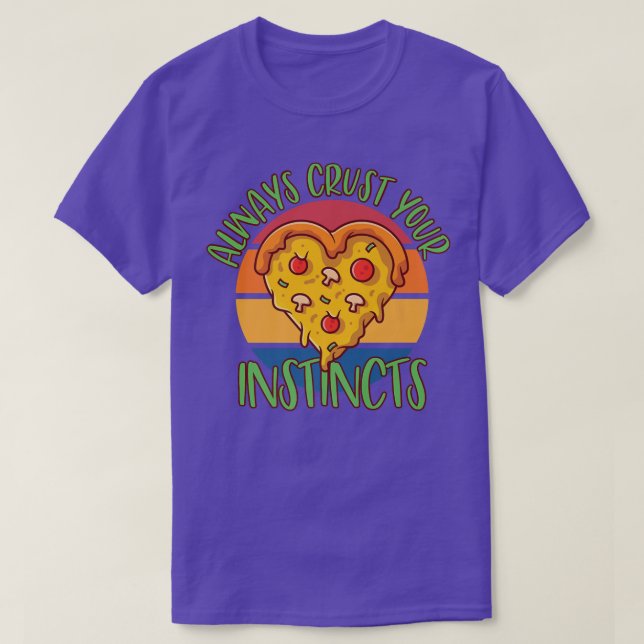 Yummy pizza pie snacks mozzarella cheese savory di T-Shirt (Design Front)