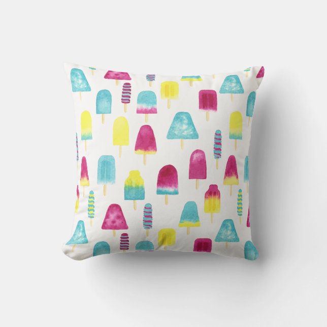 Yummy Popsicles Cushion (Front)