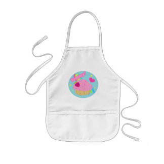 Yummy Rainbow Cupcake Apron