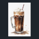 Yummy Root Beer Float Acrylic Wall Art<br><div class="desc">Bring the nostalgic joy of a cold, frothy root beer float to your walls with this eye-catching acrylic print. • Dimensional, high-definition acrylic design • Archival-quality photographic paper for lasting vibrancy • Sturdy acrylic mounting for a modern, gallery-worthy look • Ready to hang with no extra framing needed • Easy-to-clean...</div>