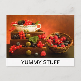 YUMMY STUFF POSTCARD