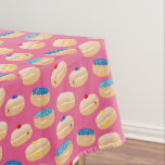 Yummy Sufganiyot Jelly Doughnuts Hanukkah Pattern Tablecloth<br><div class="desc">Yummy Sufganiyot Jelly Doughnuts Hanukkah Pattern. Sufganiyah Chanukah,  assorted jelly donoughts.</div>