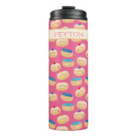 Yummy Sufganiyot Jelly Doughnuts Hanukkah Pattern