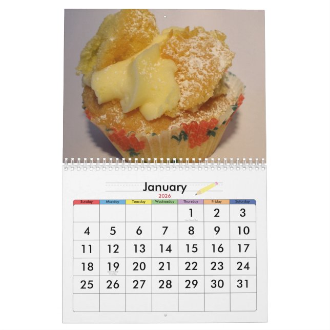 YUMMY SWEETS 2013 CALENDAR (Jan 2026)