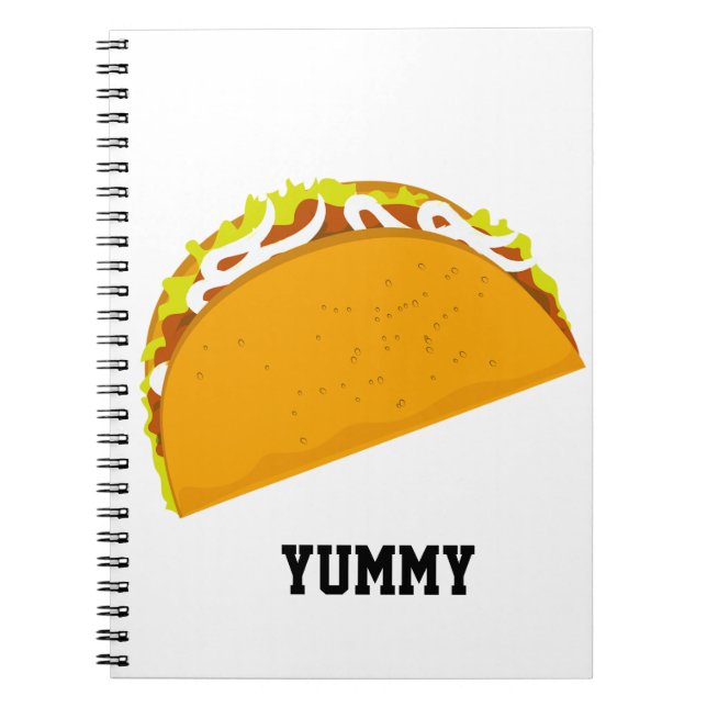 Yummy Taco Notebook (Front)