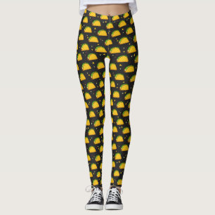 Yummy Taco Pattern Leggings
