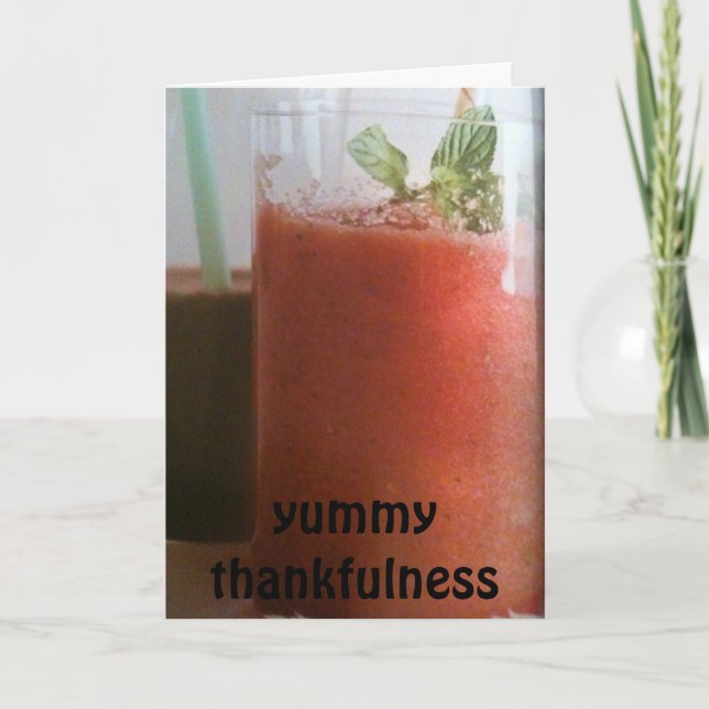 YUMMY THANKFULNESS CARD (Front)