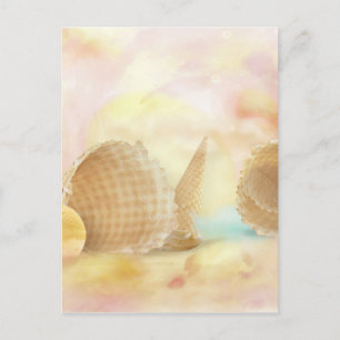 Yummy waffle cones postcard