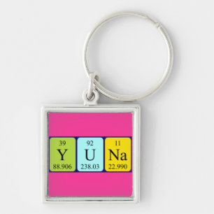 Yuna periodic table name keyring