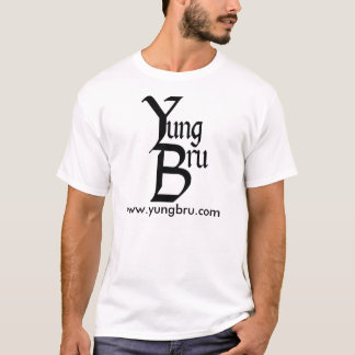 Yung Bru Logo with Website. T-Shirt