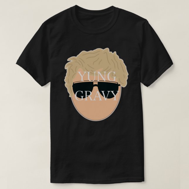 Yung Gravy Outline  Classic T-Shirt (Design Front)