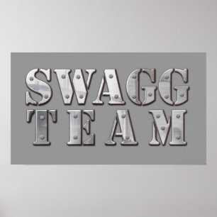 Yung Joc Swagg Team Logo Poster