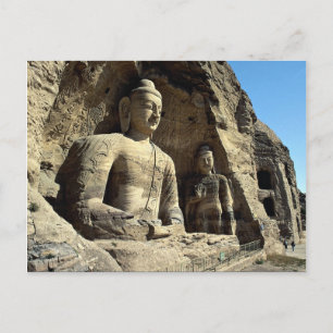 Yungang Caves, Shanxi Province, China Postcard