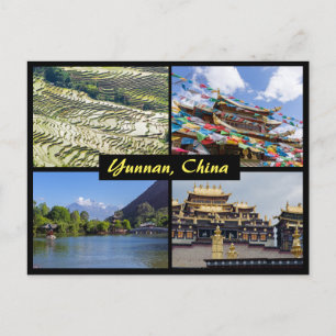 Yunnan Landmarks - China Postcard
