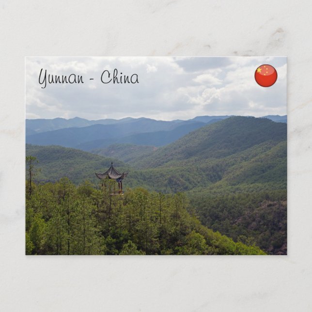 Yunnan Mountains, Shaxi, Yunnan - China Postcard (Front)