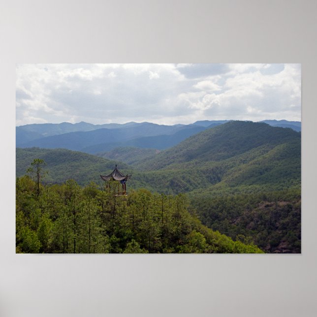 Yunnan Mountains, Shaxi, Yunnan - China Poster (Front)