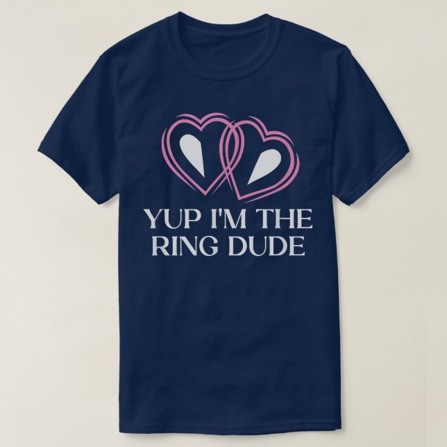 Yup Im The Ring Dude Little Ring Bear Toddler Ring T-Shirt (Design Front)
