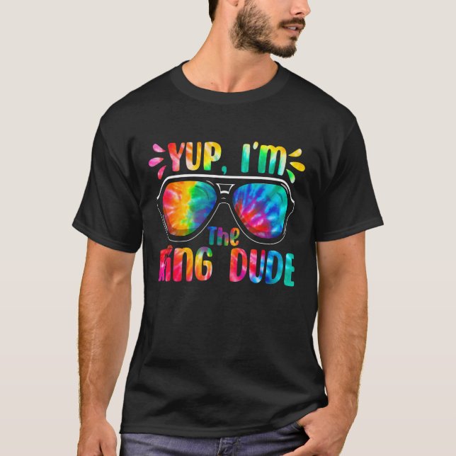 Yup I'm The Ring Dude Ring Bearer Boys Wedding Cot T-Shirt (Front)