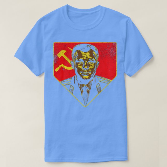 Yuri Gagarin First in Space 9 T-Shirt (Design Front)