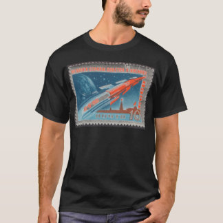 Yuri Gagarin Vostok 1 is 1st Man in Space T-Shirt