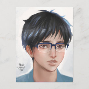 Yuri on Ice Yuuri fanart Postcard