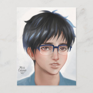 Yuri on Ice Yuuri fanart Postcard