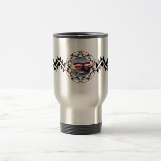 Yurok Tribe Travel Mug (Center)