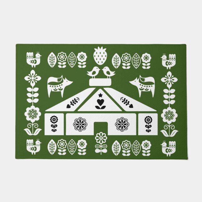 Yurt Living In Nature Doormat (Front)