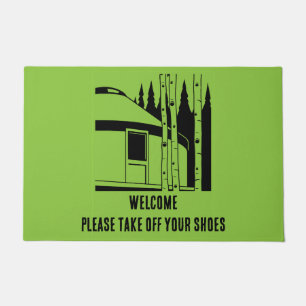 Yurt Living In Nature Doormat