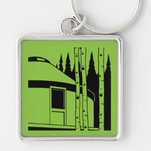 Yurt Living In Nature Key Ring