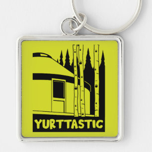 Yurt Living In Nature Key Ring