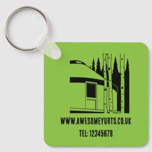 Yurt Living In Nature Key Ring