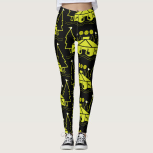 Yurt Living In Nature Leggings