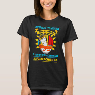 Yurta Republic of Kazakhstan Qazaqstan Kazakh flag T-Shirt