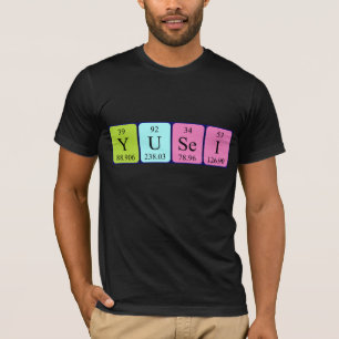 Yusei periodic table name shirt