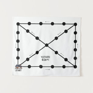 Yut Nori Korean Board Game  Tapestry