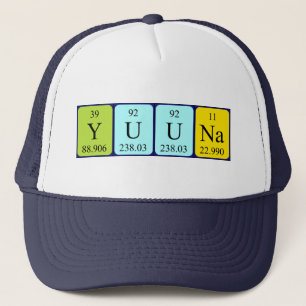 Yuuna periodic table name hat