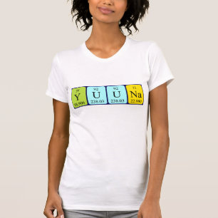 Yuuna periodic table name shirt