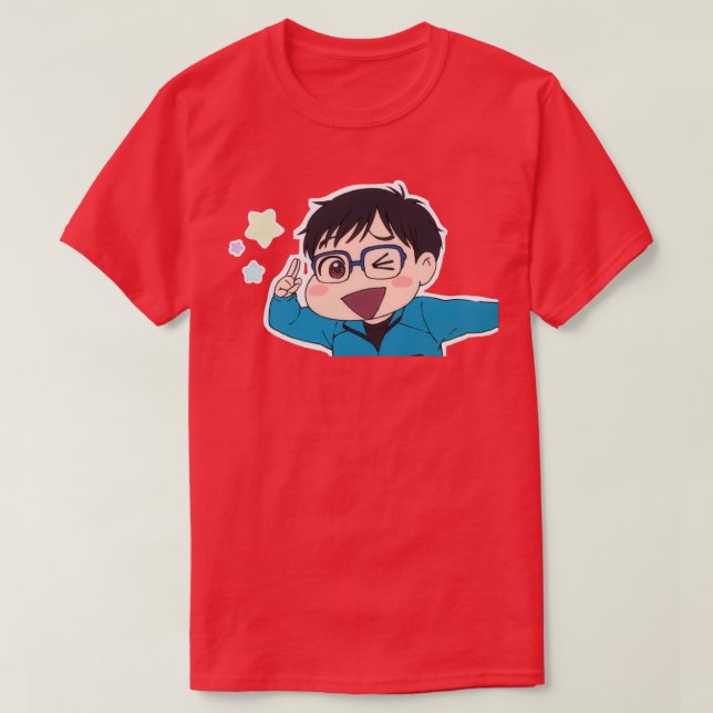 Yuuri Cutie Pie T-Shirt (Design Front)