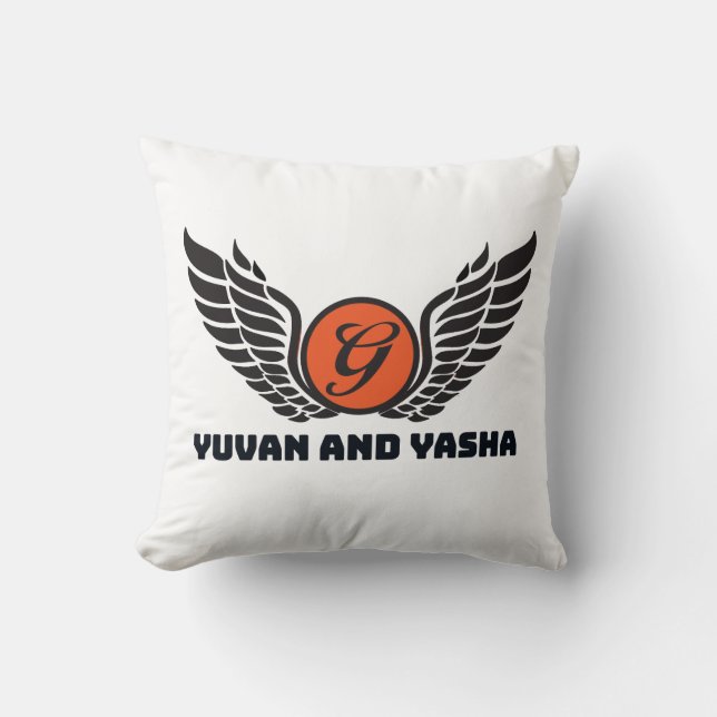 Yuvan and Yasha Cushion (Front)