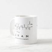 Yvan peptide name mug (Front Left)