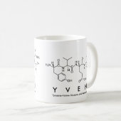 Yven peptide name mug (Front Right)