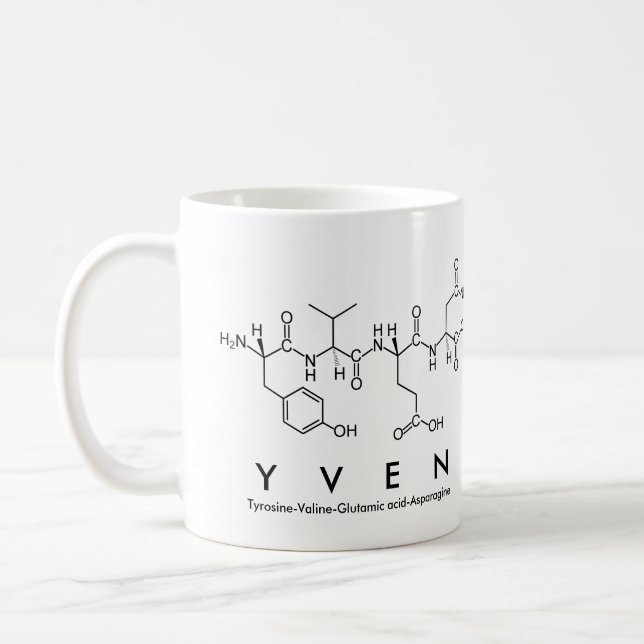 Yven peptide name mug (Left)