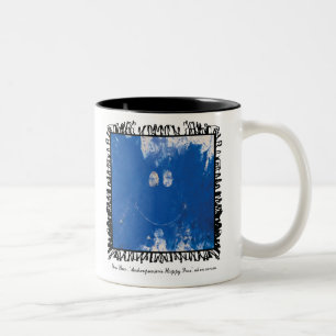 yves klein happy face mug