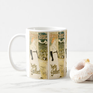 Yvette Guilbert by Theophile Alexandre Steinlen Coffee Mug