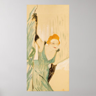 Yvette Guilbert taking a Curtain Call, 1894 Poster